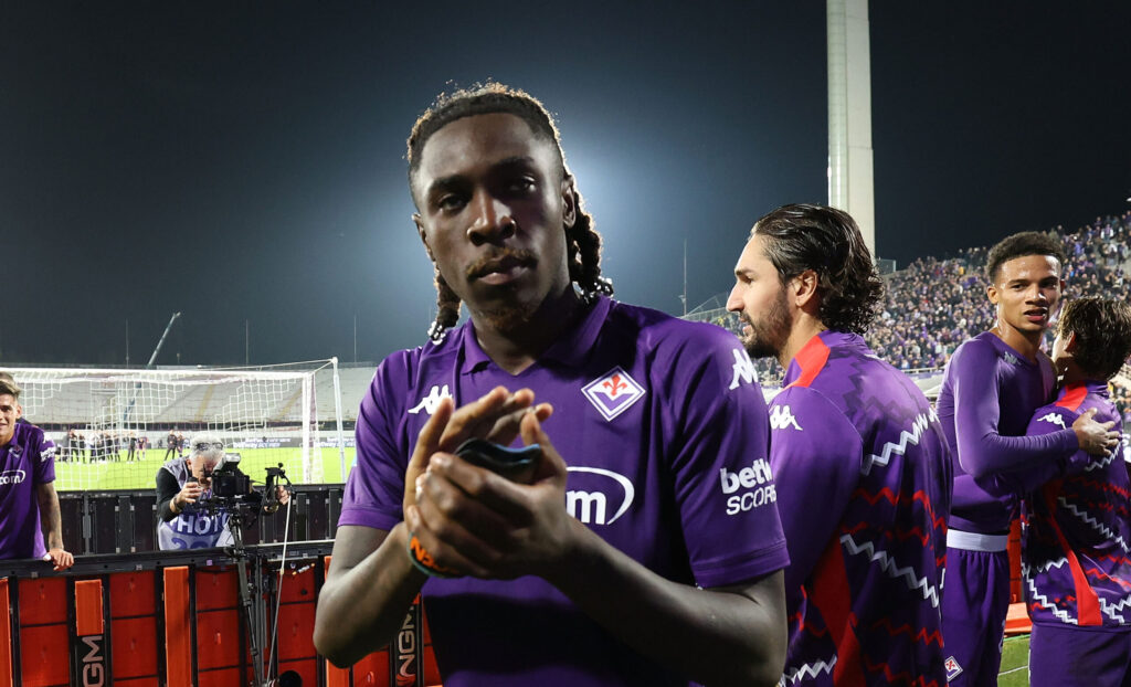 kean Fiorentina v AS Roma - Serie A