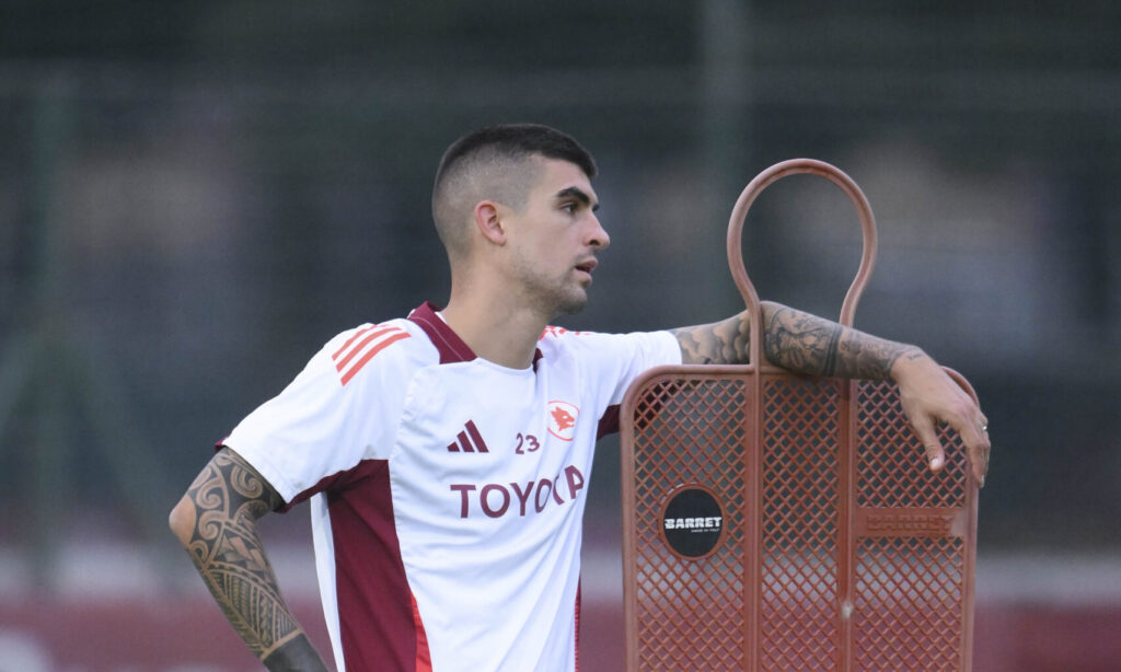 mancini AS Roma Training Session