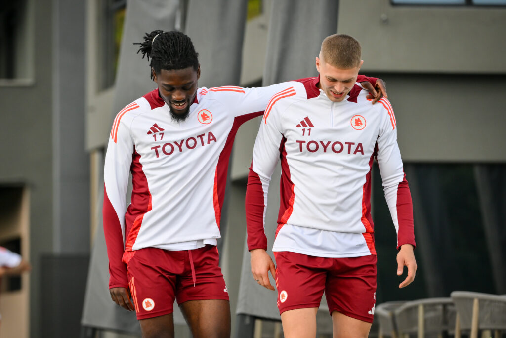 Kone Dovbyk AS Roma Training Session &amp; Press Conference