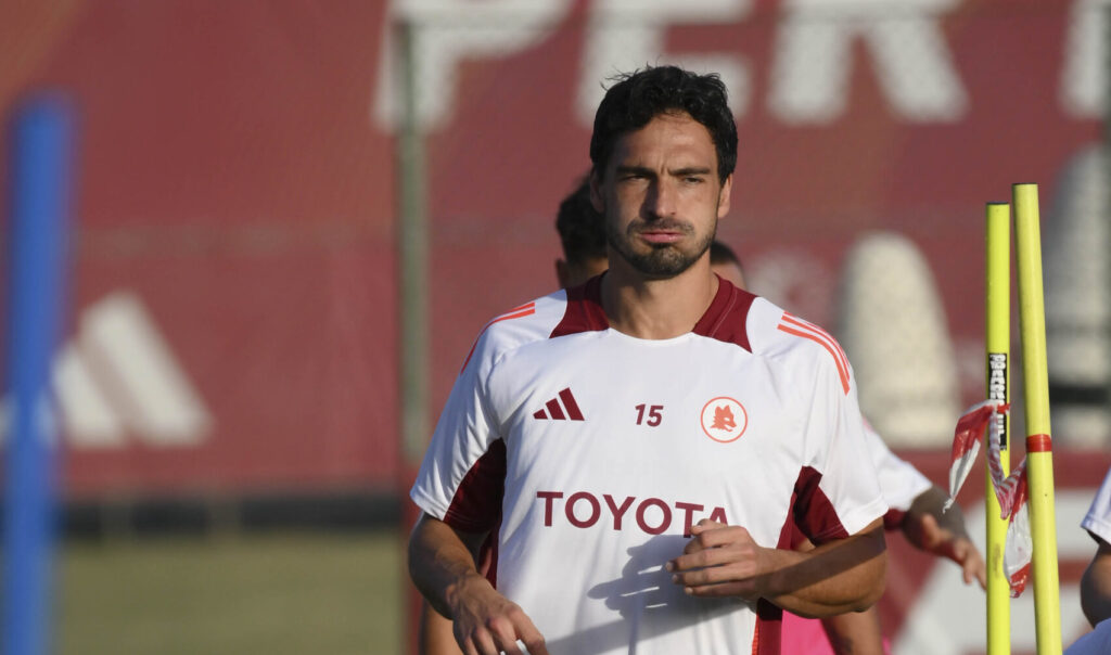 hummels AS Roma Training Session