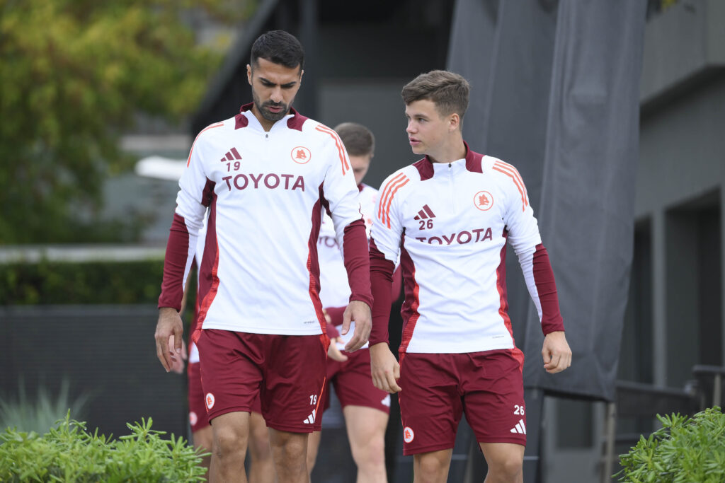 celik Dahl AS Roma Training Session