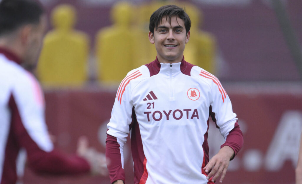 dybala AS Roma Training Session
