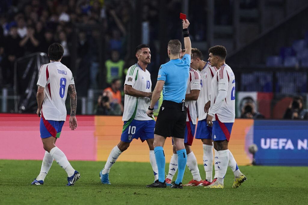 Pellegrini Italy v Belgium - UEFA Nations League 2024/25 League A Group A2