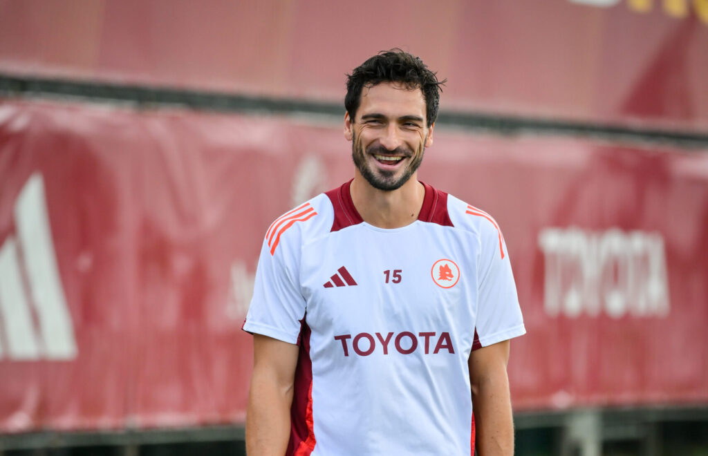 hummels AS Roma Training Session