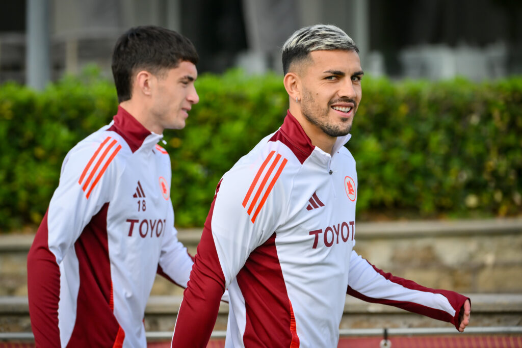 Paredes AS Roma Training Session &amp; Press Conference