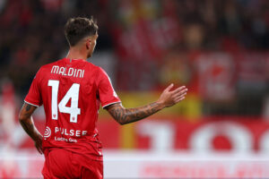 daniel maldini Monza v Genoa - Serie A