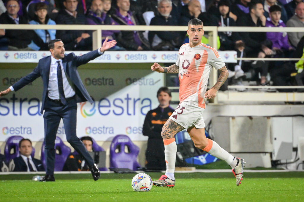 mancini Fiorentina v AS Roma - Serie A