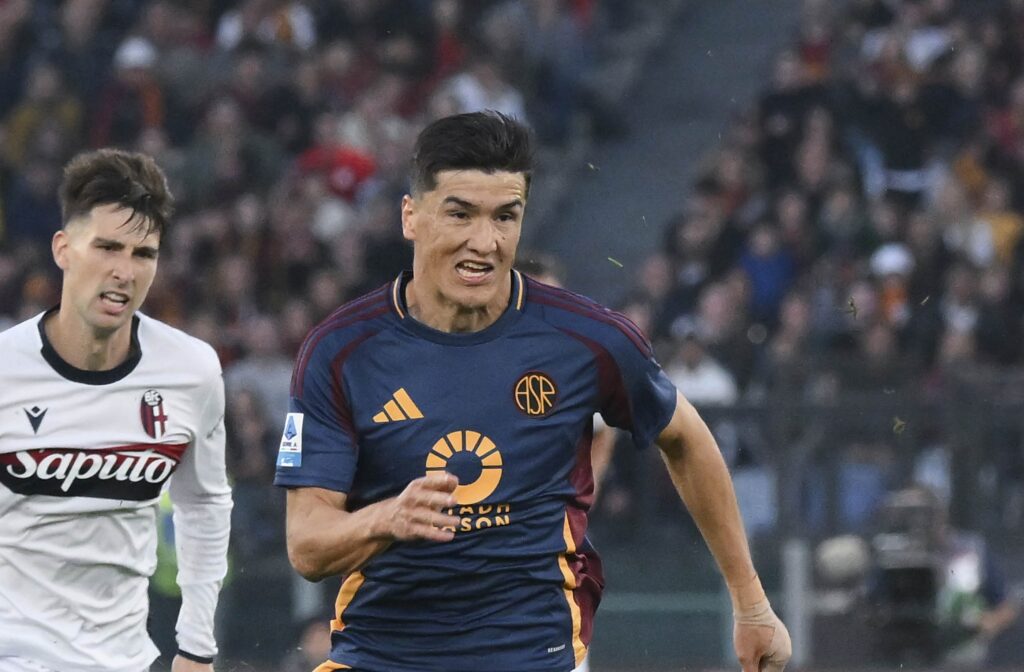 Shomurodov AS Roma v Bologna - Serie A