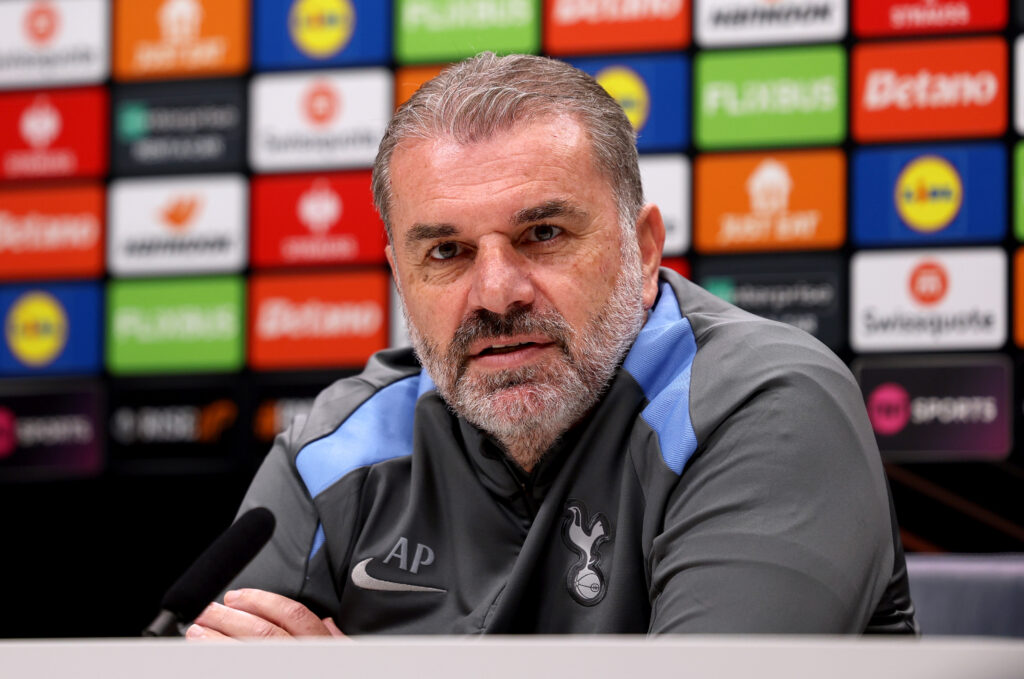 Postecoglu Tottenham Hotspur Training Session And Press Conference - UEFA Europa League 2024/25 League Phase MD5