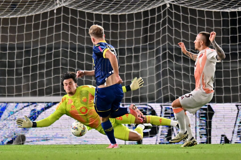 tengsted Verona v AS Roma - Serie A