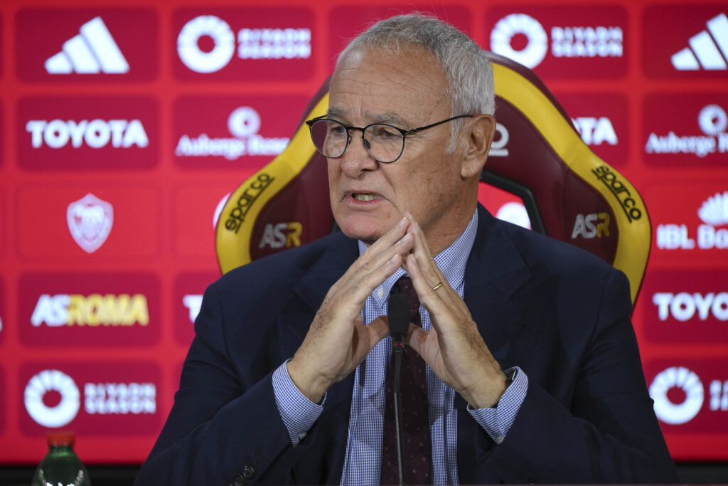 ranieri AS Roma  Press Conference