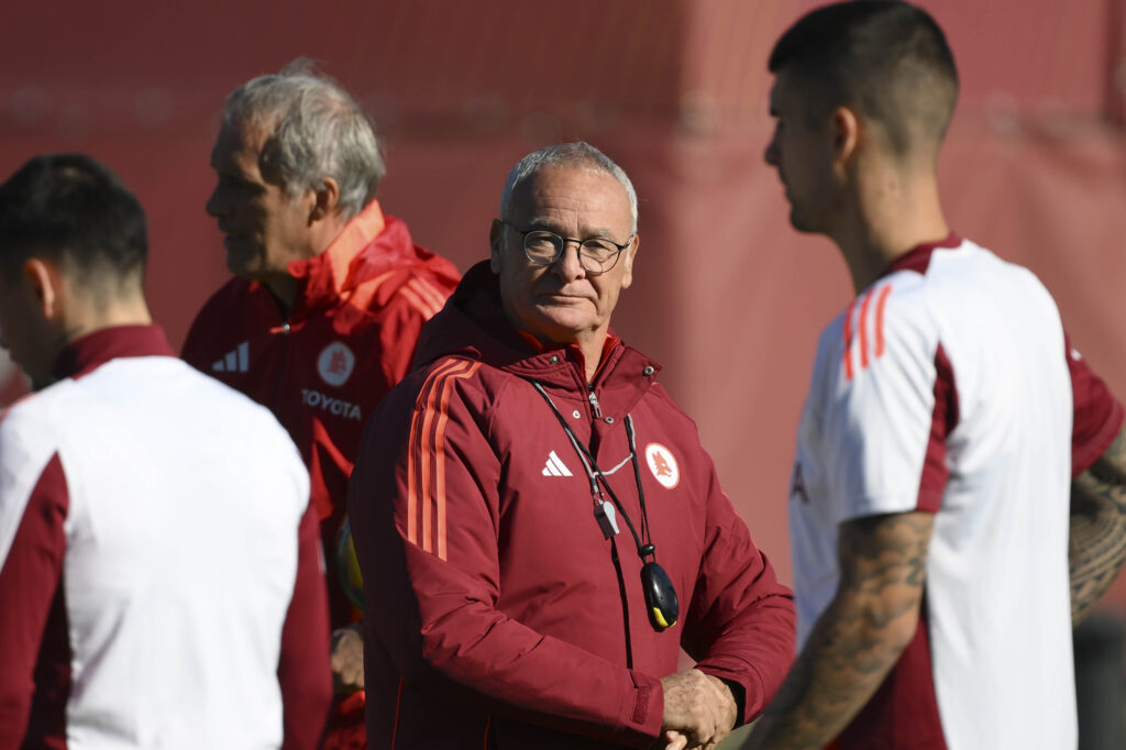 ranieri mancini AS Roma  Training Session