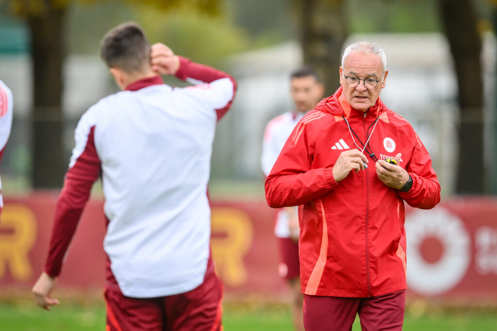 Ranieri AS Roma  Training Session