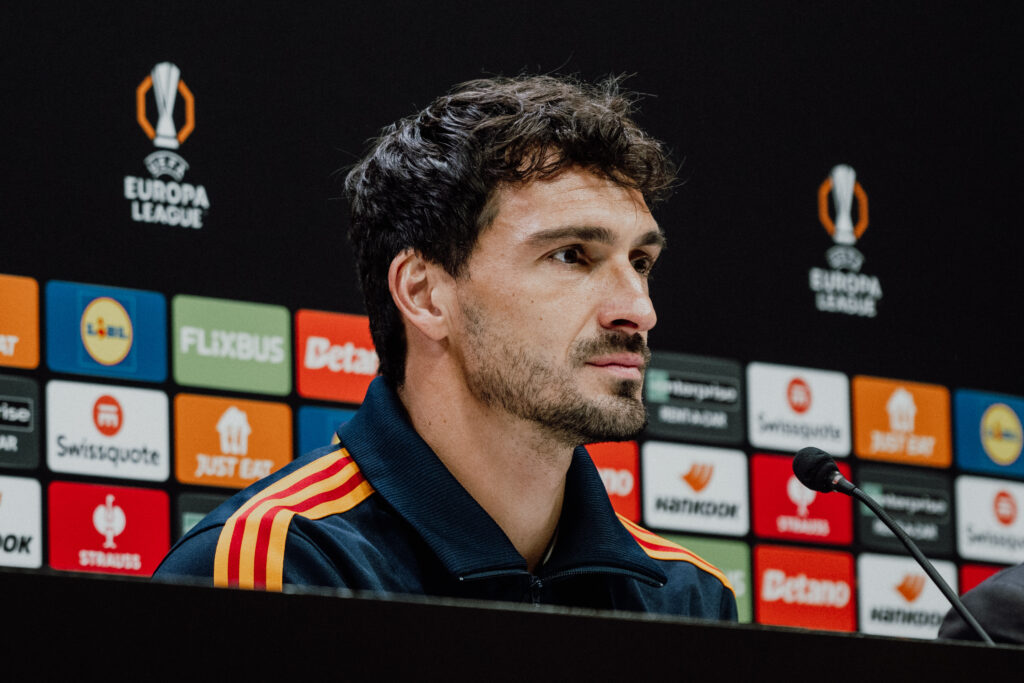 AS Roma Training Session And Press Conference - UEFA Europa League 2024/25 League Phase MD5