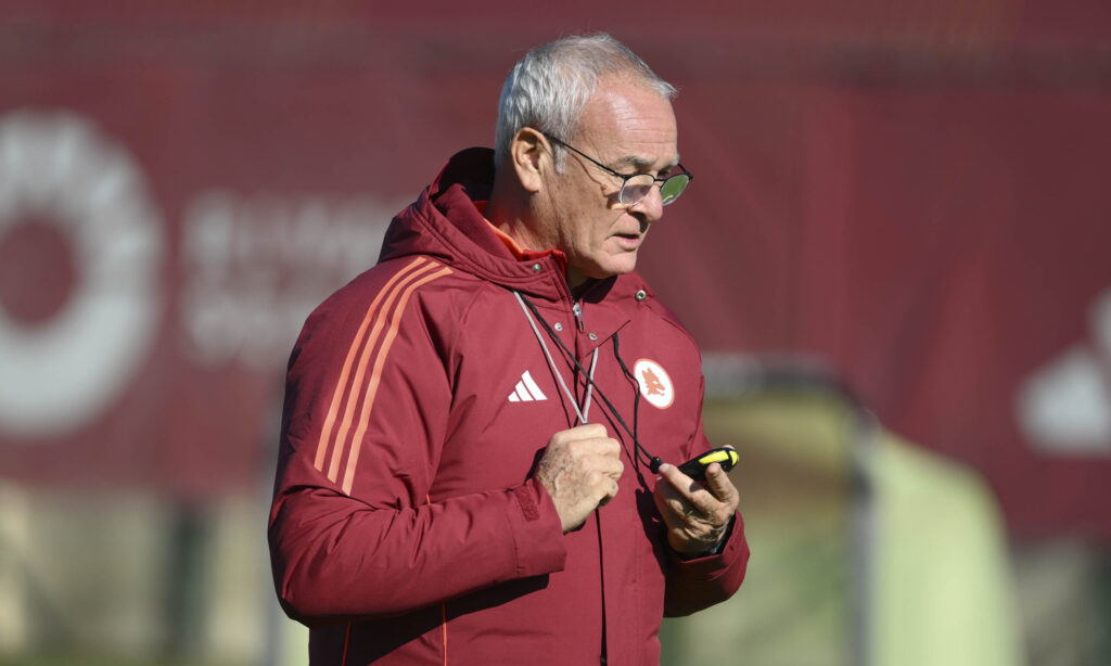 ranieri AS Roma  Training Session