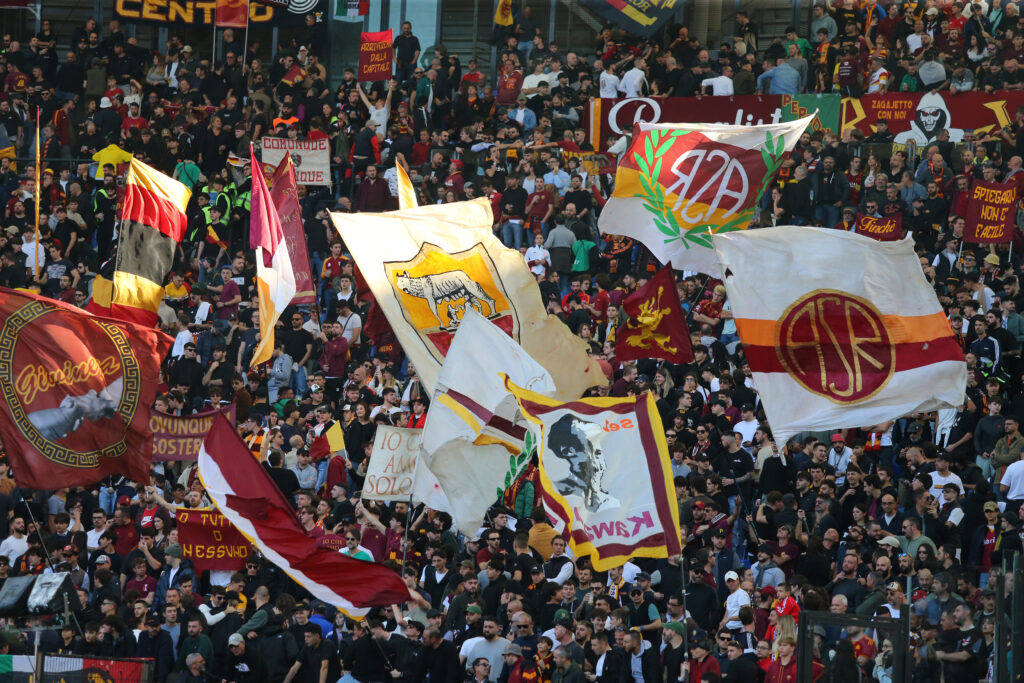 tifosi curva sud AS Roma v Bologna - Serie A