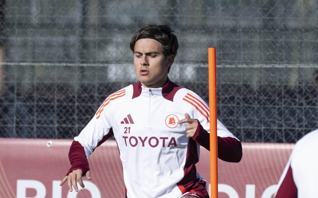 dybala AS Roma Training Session