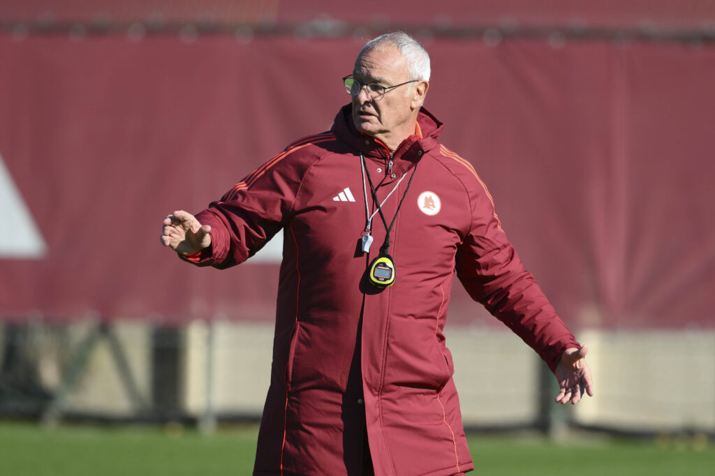 ranieri AS Roma  Training Session