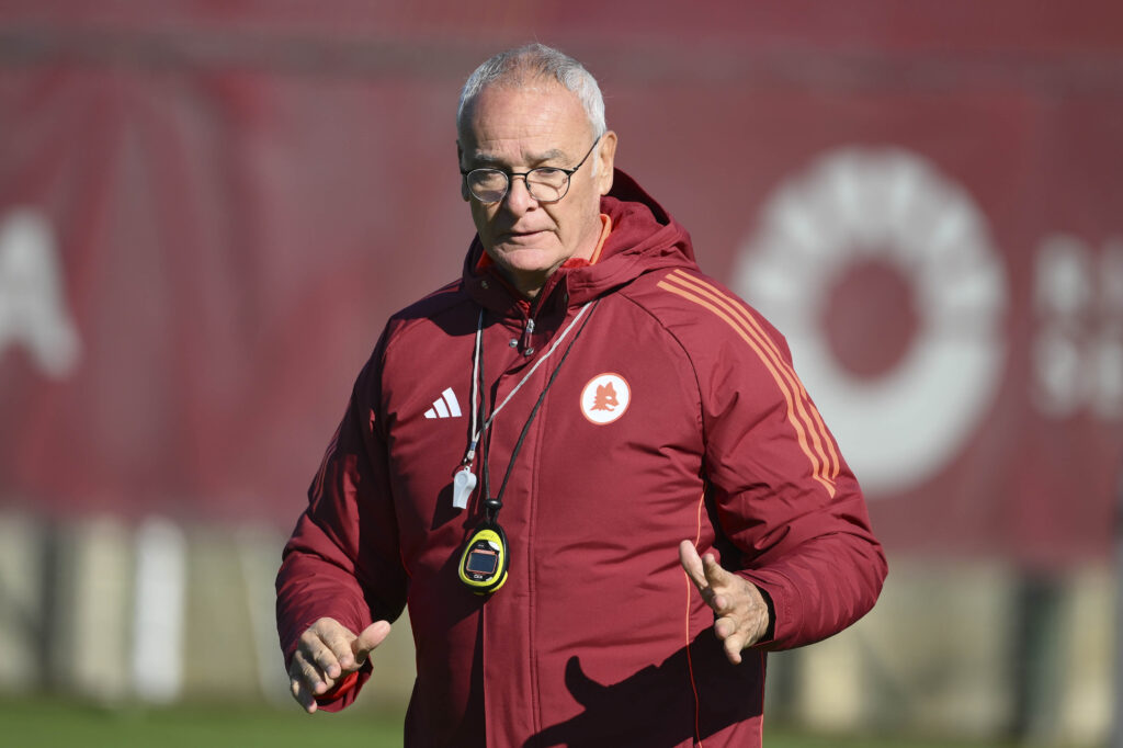 ranieri AS Roma  Training Session