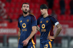 mancini cristante Monza v AS Roma - Serie A