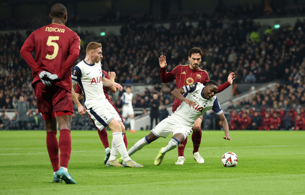 Ndicka Hummels Tottenham Hotspur v AS Roma - UEFA Europa League 2024/25 League Phase MD5