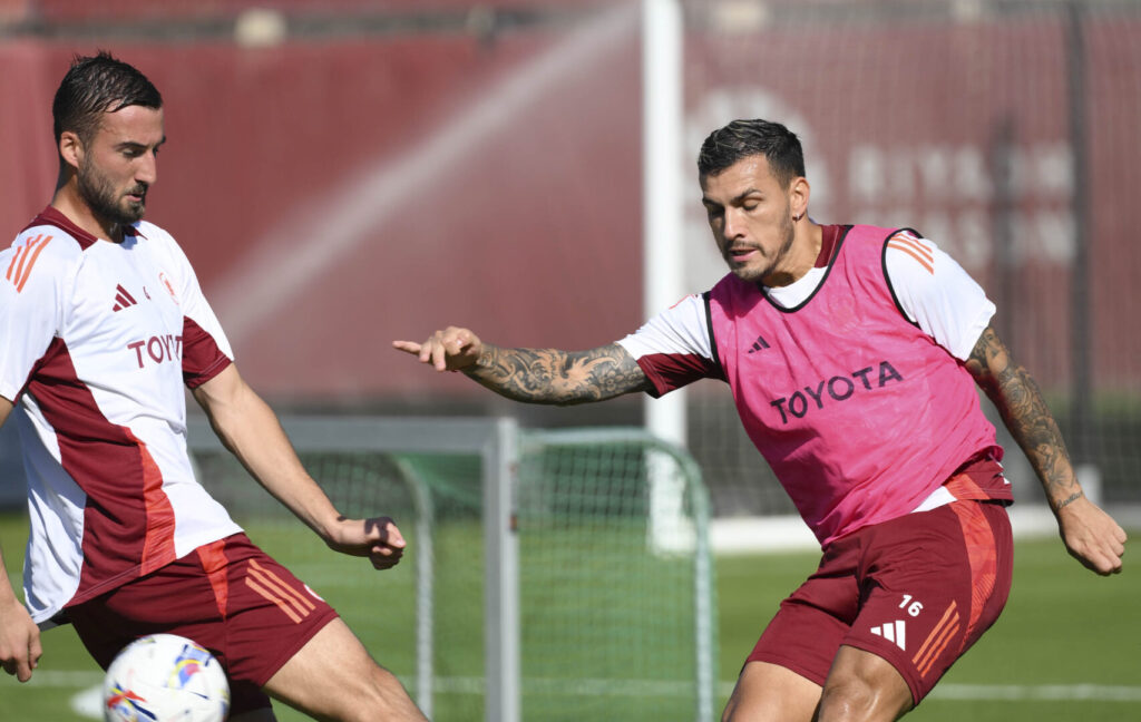 AS Roma Training Session paredes cristante