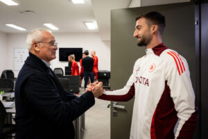 Cristante Ranieri AS Roma Unveil New Coach Claudio Ranieri