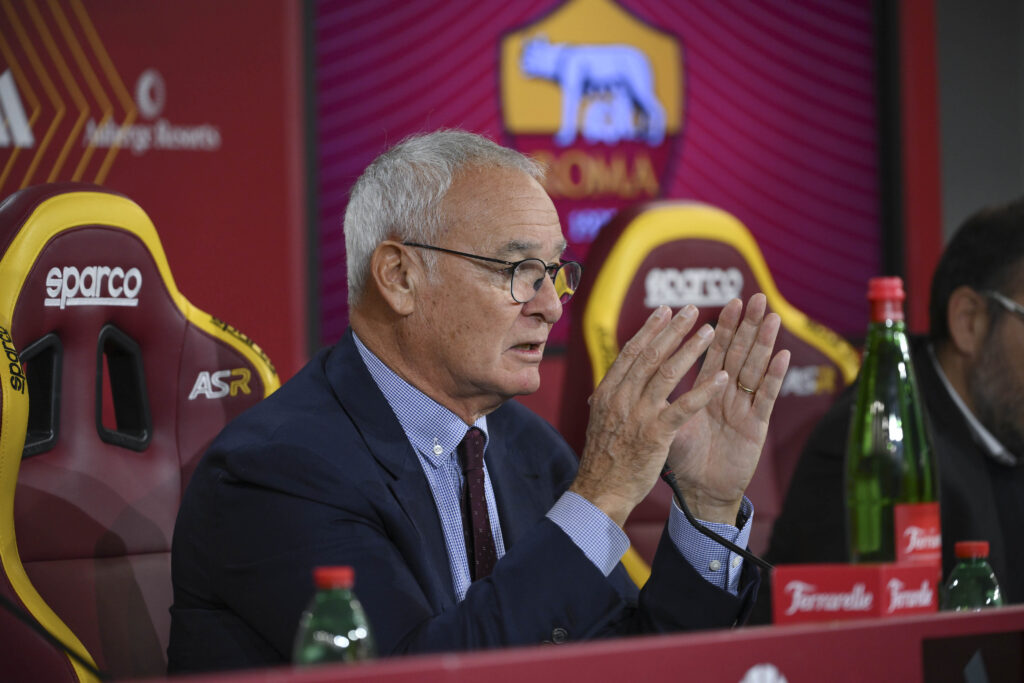 ranieri AS Roma  Press Conference