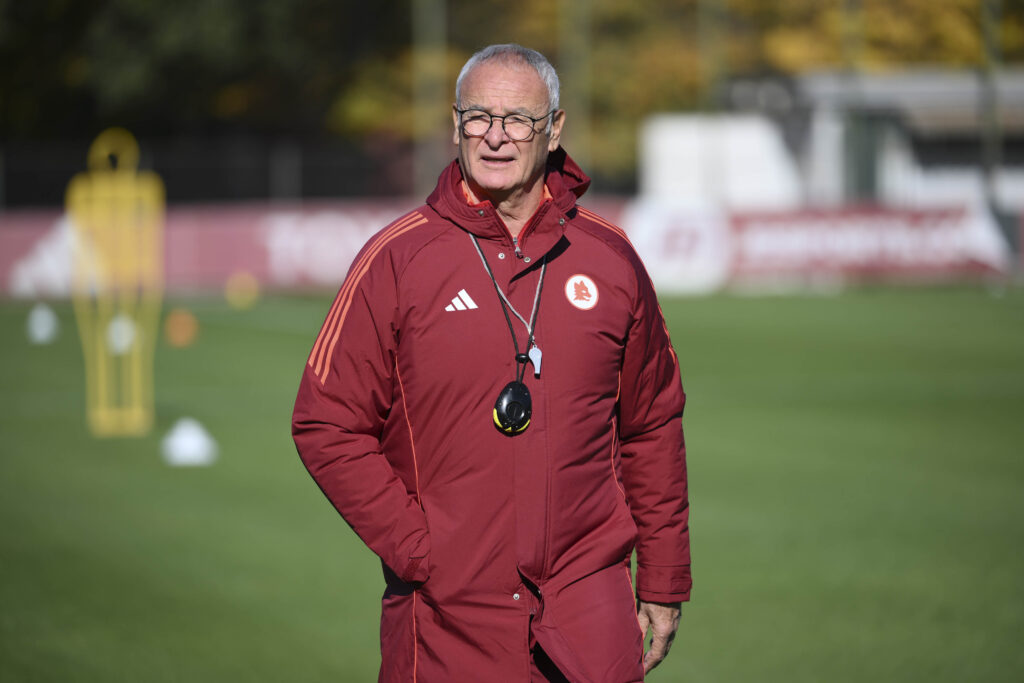 Claudio ranieri AS Roma  Training Session