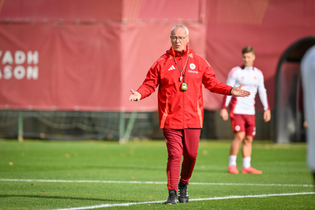 Ranieri AS Roma Training Session