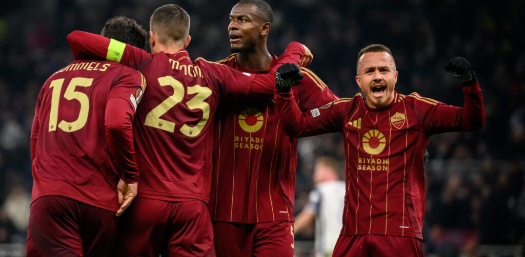 Angelino Ndicka Mancini Hummels Tottenham Hotspur v AS Roma - UEFA Europa League 2024/25 League Phase MD5