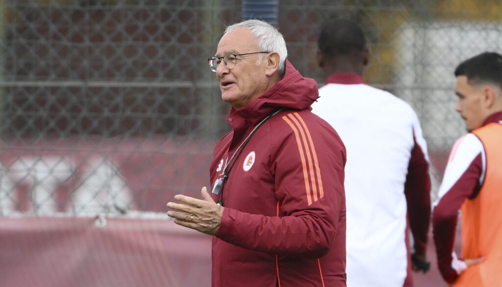 AS Roma Training Session ranieri