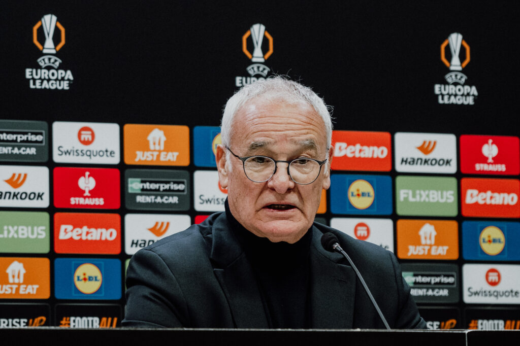 AS Roma Training Session And Press Conference - UEFA Europa League 2024/25 League Phase MD5