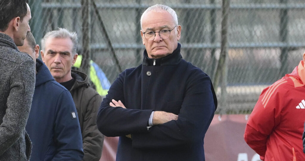 Ranieri AS Roma Training Session