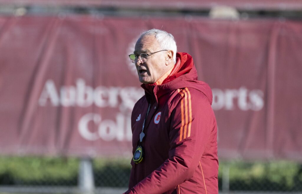 ranieri AS Roma Training Session
