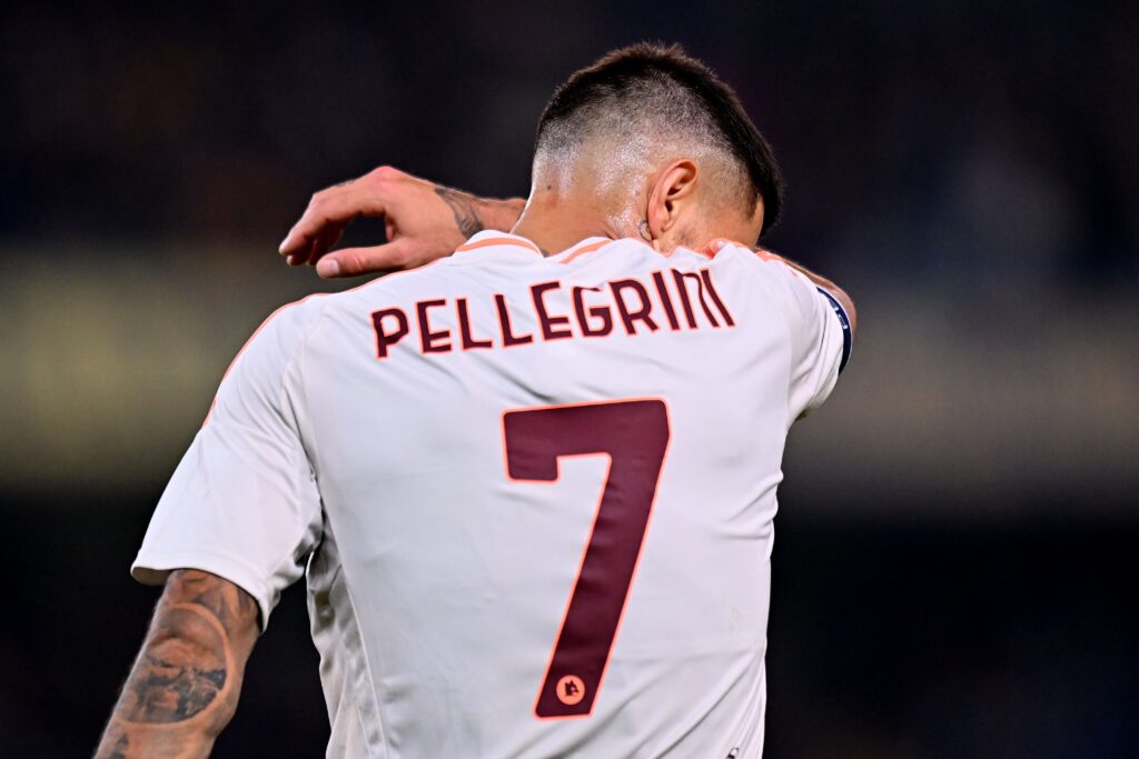 pellegrini Verona v AS Roma - Serie A