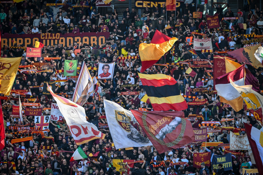 tifosi curva sud AS Roma v Bologna - Serie A