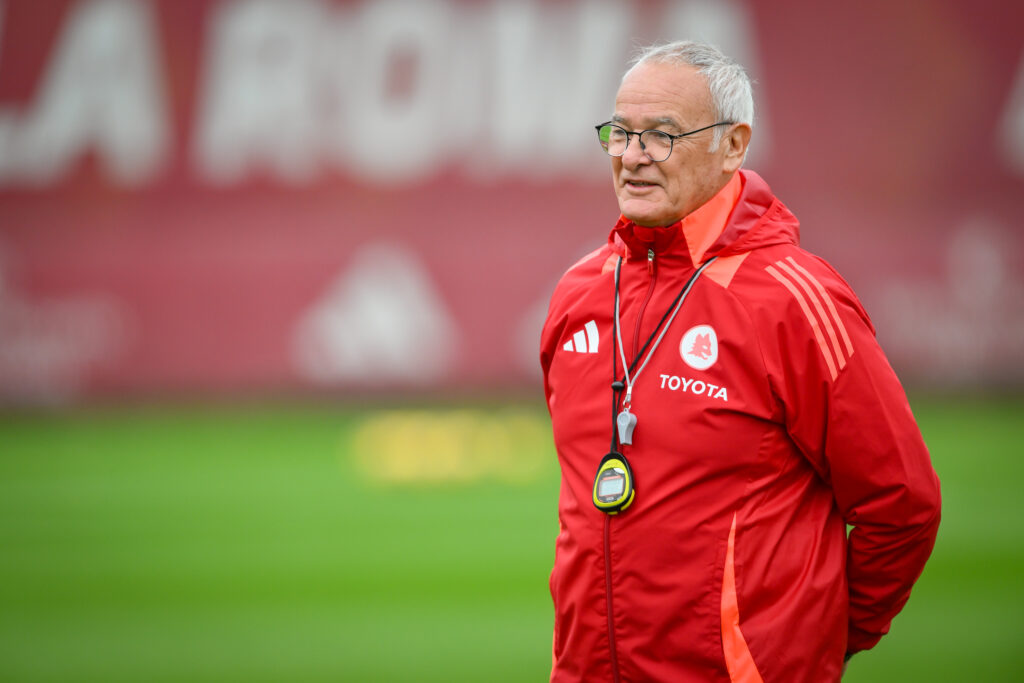 Ranieri AS Roma  Training Session