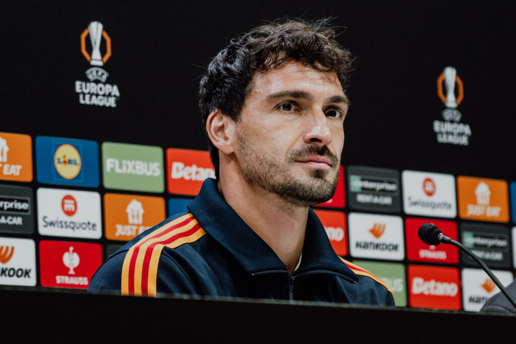 AS Roma Training Session And Press Conference - UEFA Europa League 2024/25 League Phase MD5