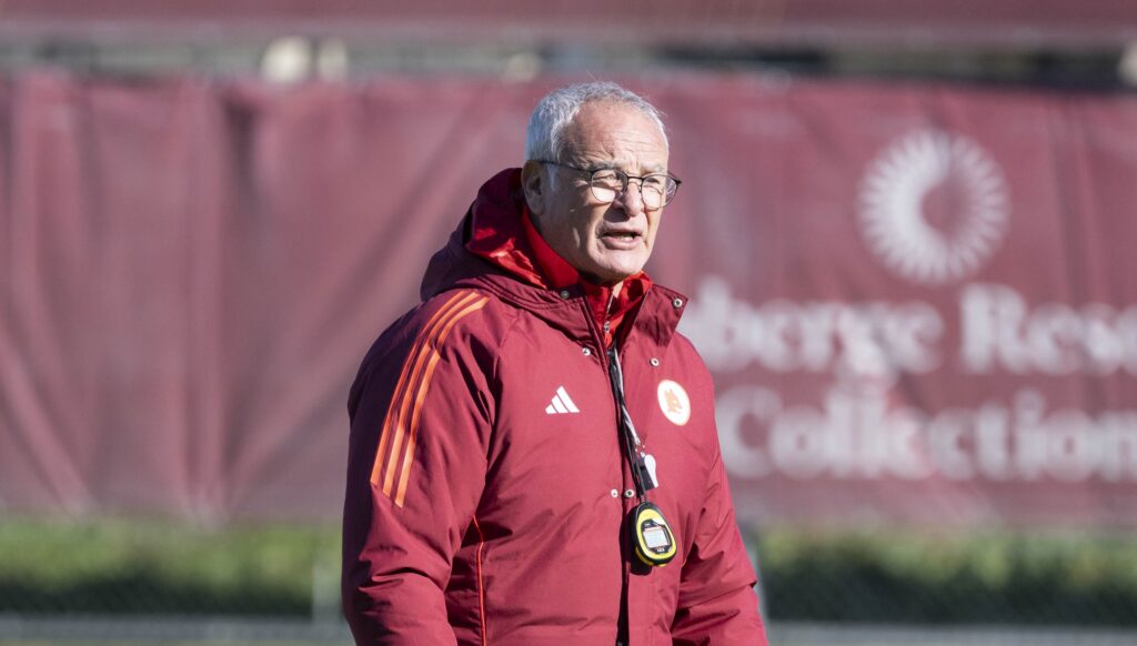 ranieri AS Roma Training Session