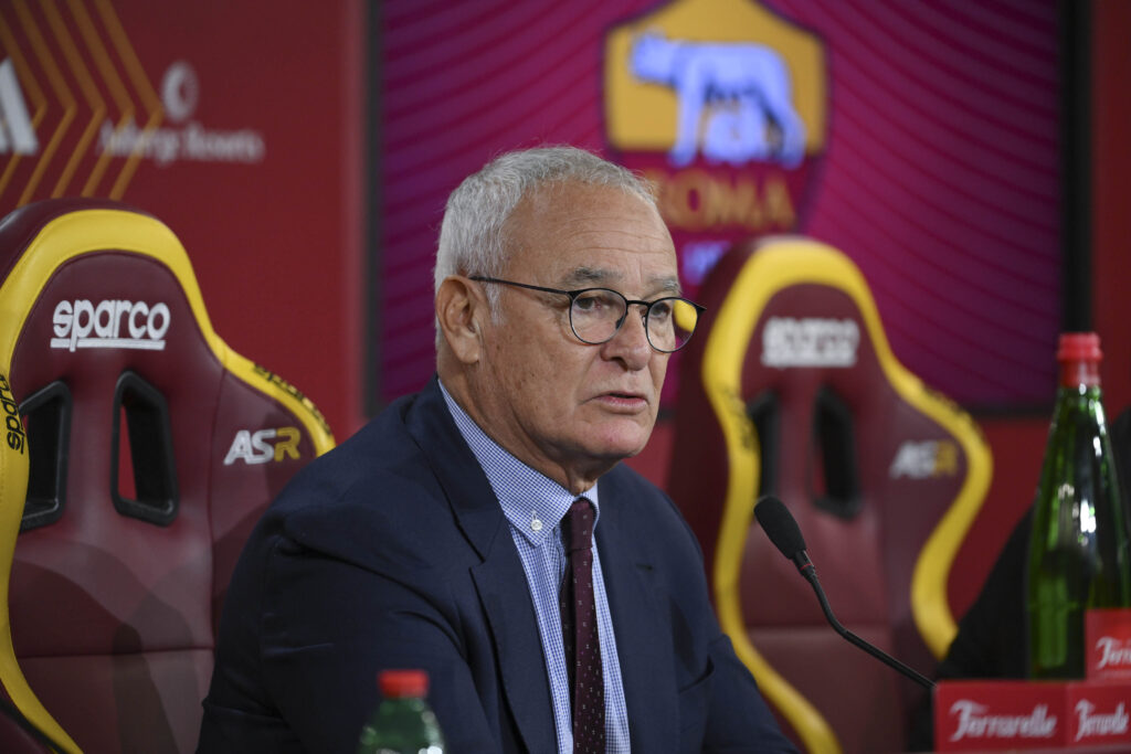 ranieri AS Roma  Press Conference