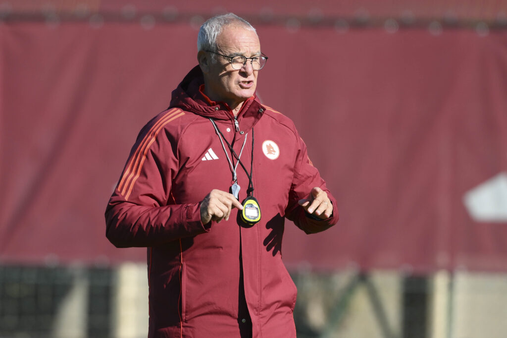 ranieri AS Roma  Training Session