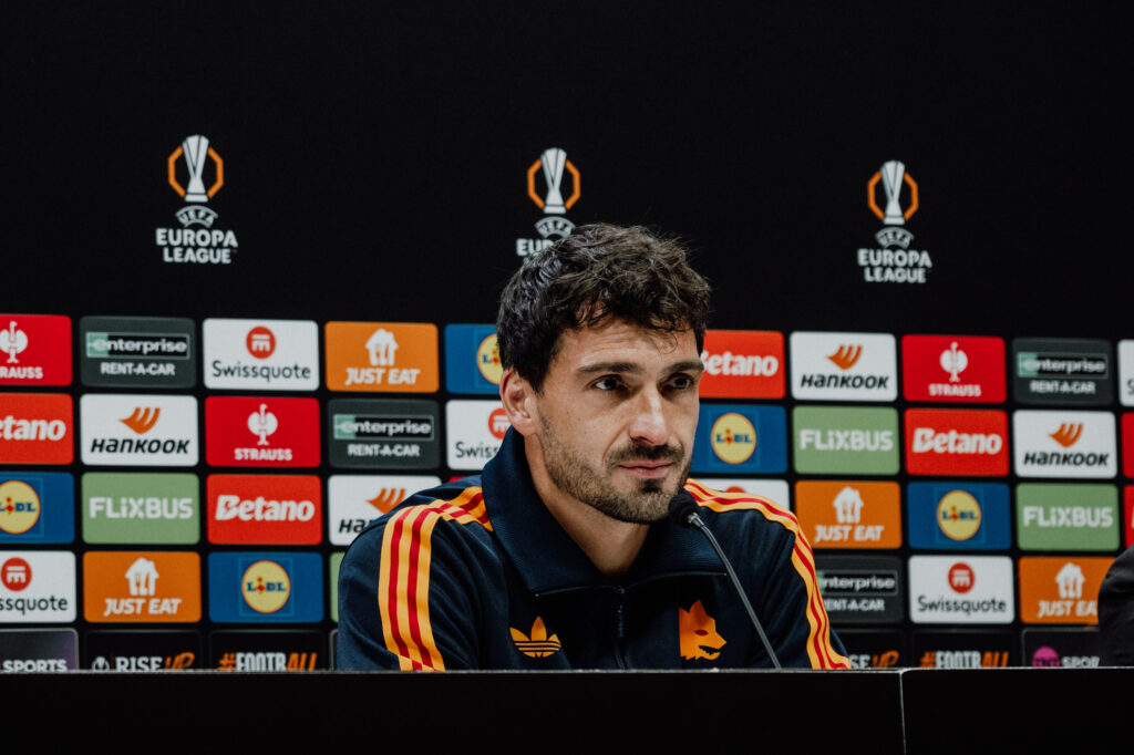 AS Roma Training Session And Press Conference - UEFA Europa League 2024/25 League Phase MD5