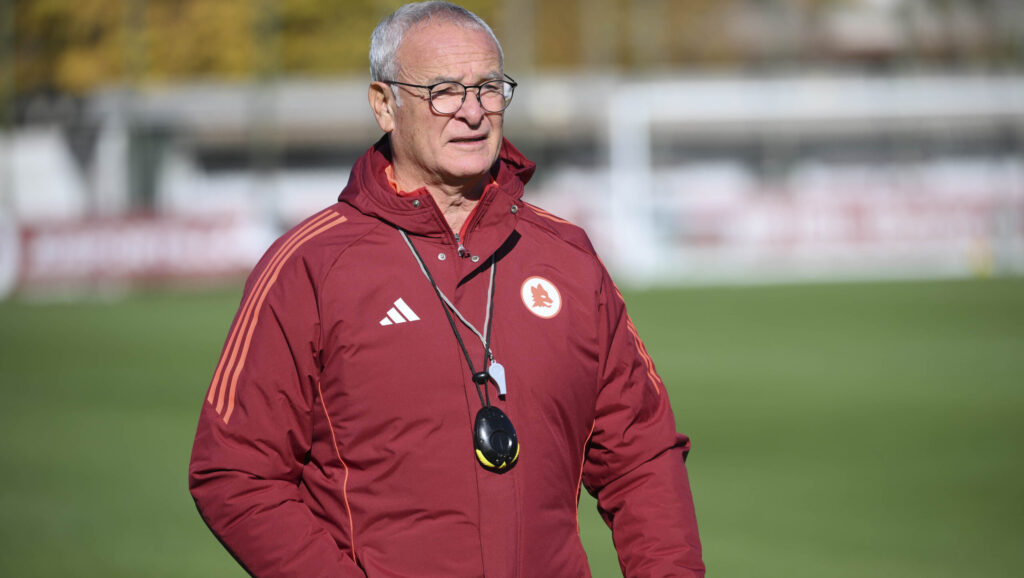 Claudio Ranieri AS Roma  Training Session