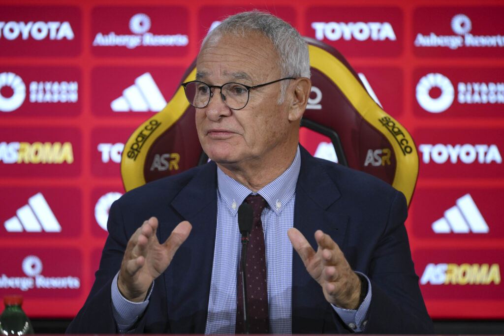 ranieri AS Roma  Press Conference
