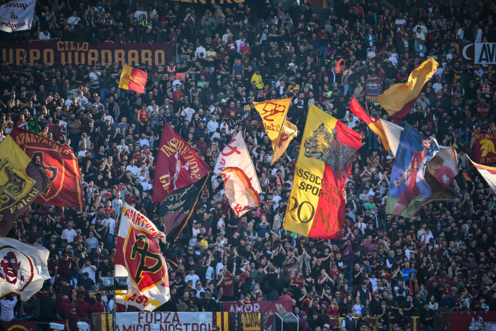 tifosi curva sud AS Roma v Bologna - Serie A