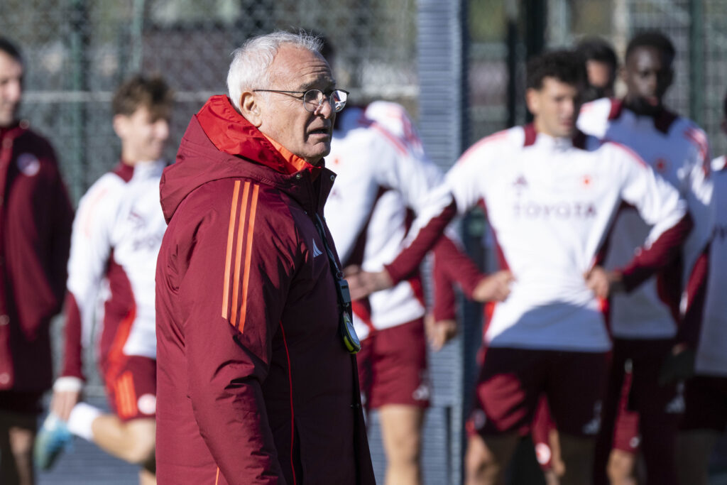 ranieri AS Roma Training Session