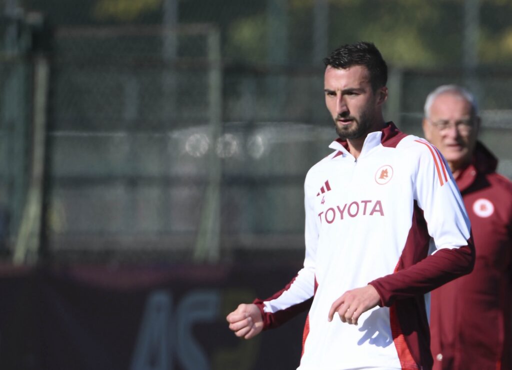 cristante AS Roma  Training Session