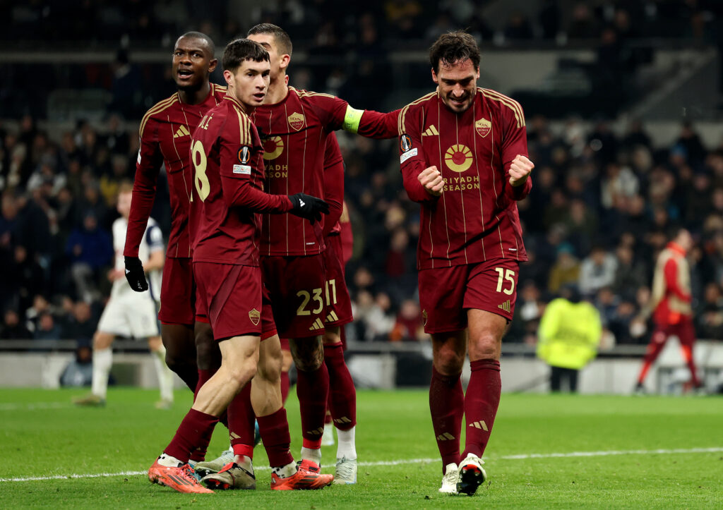 Hummels Soulé Tottenham Hotspur v AS Roma - UEFA Europa League 2024/25 League Phase MD5