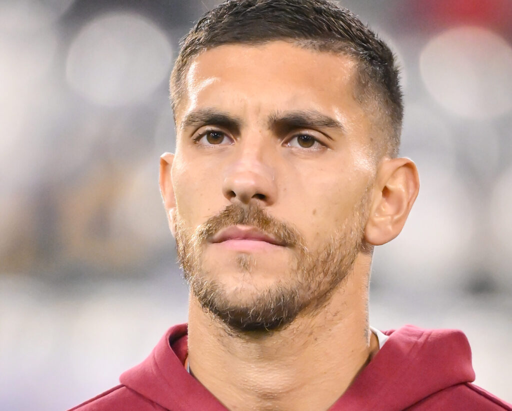 Pellegrini R. Union Saint-Gilloise v AS Roma - UEFA Europa League 2024/25 League Phase MD4